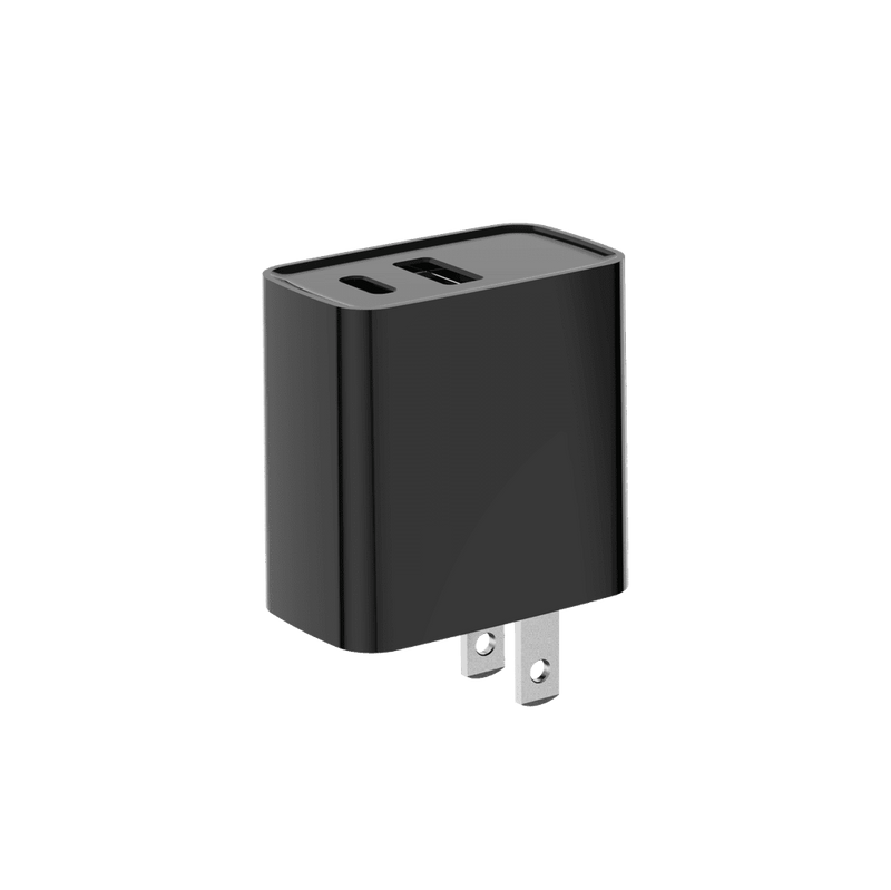 Load image into Gallery viewer, 4XEM 20W Dual USB C+A Wall Charger - Black