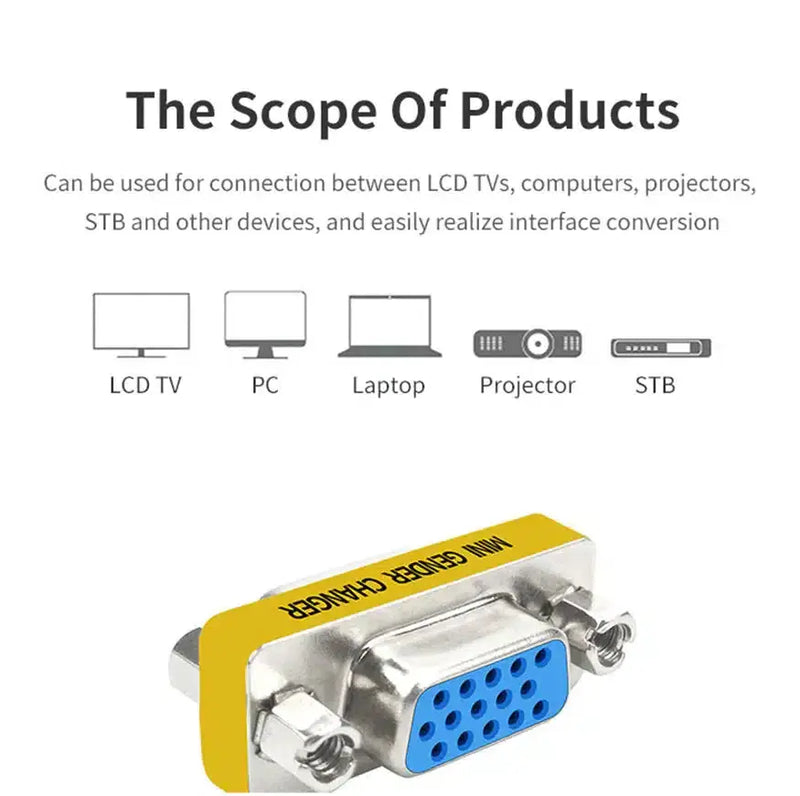Load image into Gallery viewer, 4XEM VGA HD15 Female To Female Gender Changer Adapter