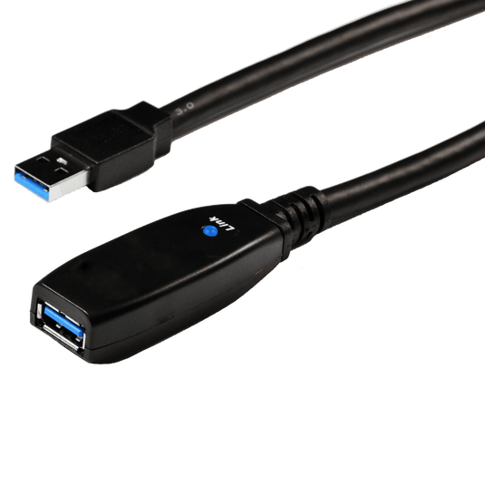 4XEM 5M Active USB 3.0 Extension Cable with LED signal