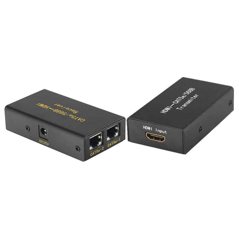Load image into Gallery viewer, 4XEM 30M/100Ft HDMI Extender Over Double Cat-5e/Cat-6 RJ45