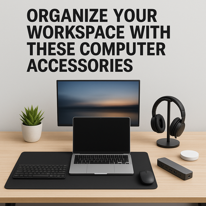 Organize Your Workspace with These Computer Accessories