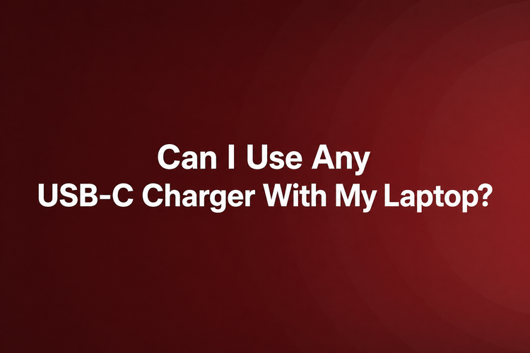 Can I Use Any USB-C Charger With My Laptop?