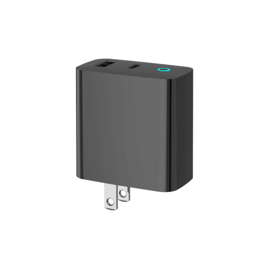 4XEM 45W GAN Charger USB-C + USB-A - Black