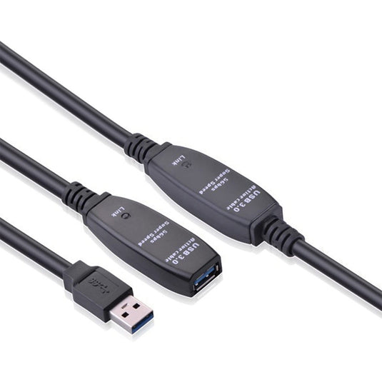 4XEM 20M Active USB 3.0 Extension Cable with LED signal