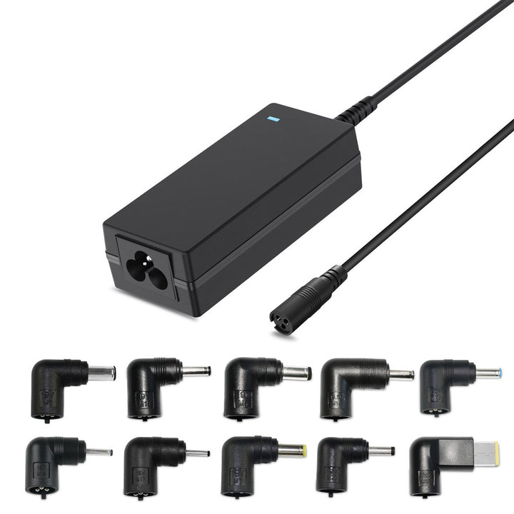 Universal Laptop Charger with 10 Interchangeable Tips