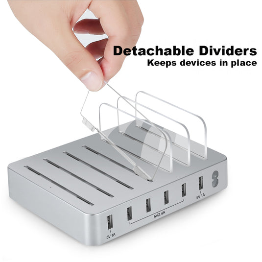4XEM 50W 6-port USB-A Charging Station