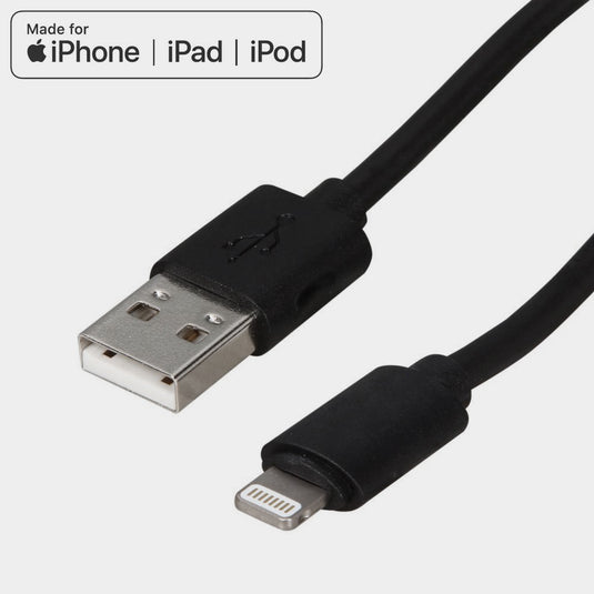 4XEM 3FT iPhone Compatible Charger Combo (Black) – MFi Certified