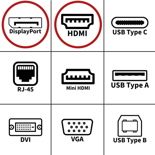 4XEM 8 Inch DisplayPort Male To HDMI Female Adapter