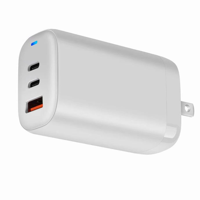 4XEM 65 Watt GaN Wall Charger – Triple Port (2x USB-C, 1x USB-A)