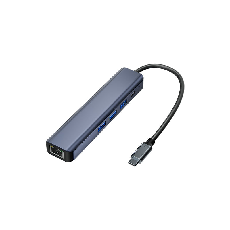 Load image into Gallery viewer, 4XEM USB 3.0 5-in-1 Ethernet, USB-A and USB-C Docking Station with Power Delivery
