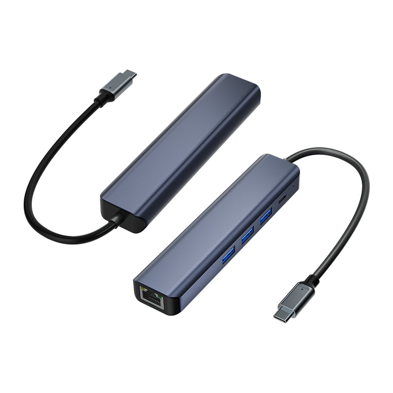 Load image into Gallery viewer, 4XEM USB 3.0 5-in-1 Ethernet, USB-A and USB-C Docking Station with Power Delivery
