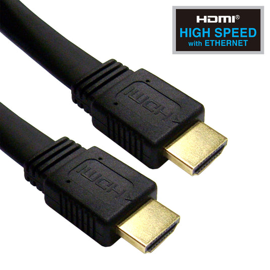 4XEM 6FT Flat HDMI M/M Cable