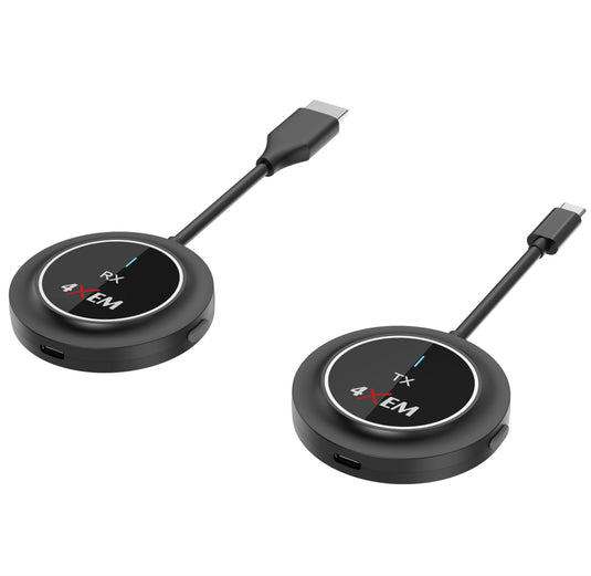 4XEM 4K HDMI Wireless Display Adapter with 100W USB-C PD Charging