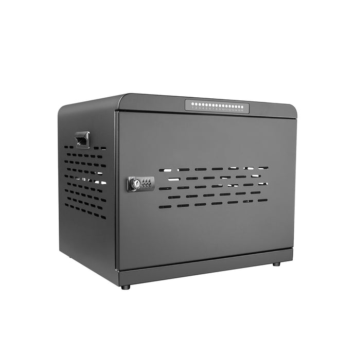 4XEM 16‑Port USB‑C 1000 W Charging Cabinet – 65W PD per Port, Smart Power, Lockable Metal Frame