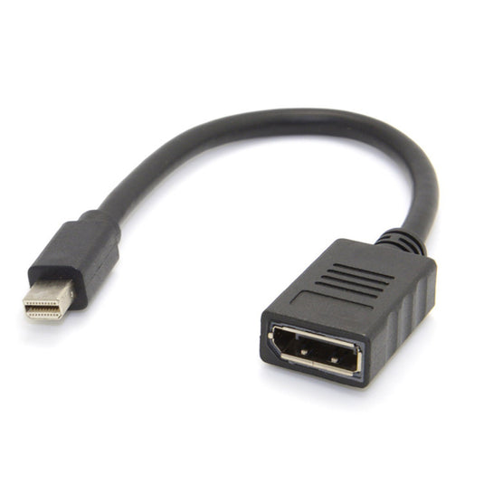 4XEM 6in Mini DisplayPort Male To DisplayPort Female Cable Adapter