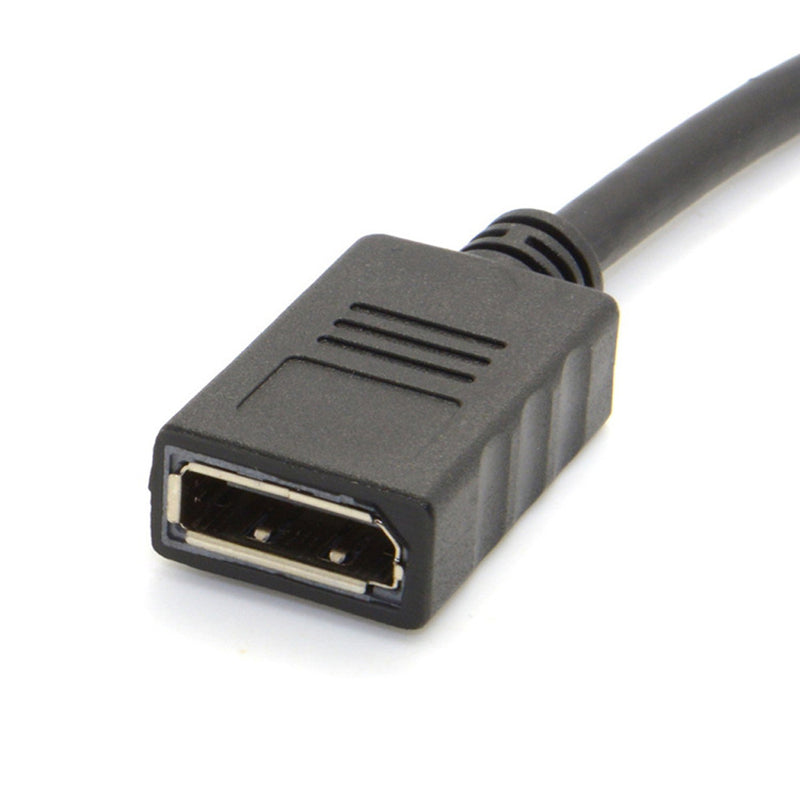 Load image into Gallery viewer, 4XEM 6in Mini DisplayPort Male To DisplayPort Female Cable Adapter
