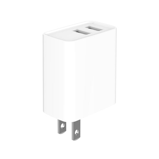 4XEM 15.5W Dual USB-A Charger - White