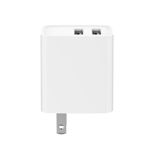 4XEM 15.5W Dual USB-A Charger - White