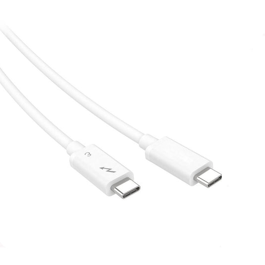 4XEM 20Gbps 6FT/2M Thunderbolt 3 White cable