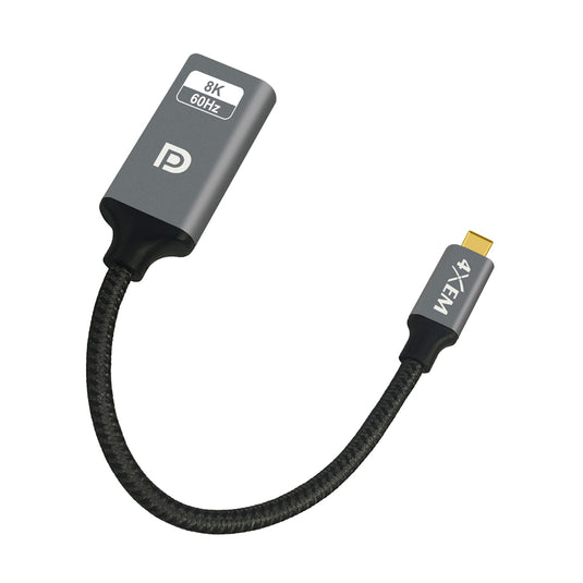 4XEM 8K/4K USB-C to DisplayPort 1.4a Adapter