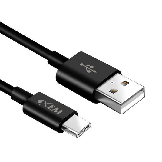 4XEM 6-Inch USB-A to USB-C Cable – Short Fast Charging & Data Sync Cable, 480Mbps USB 2.0, 15W