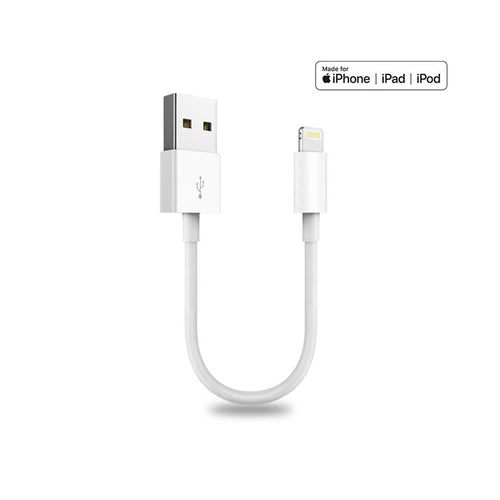 4XEM 1FT USB-A to Lightning Cable White – MFi Certified