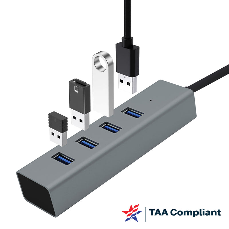 Load image into Gallery viewer, 4XEM 4-port USB-A Data Hub – TAA
