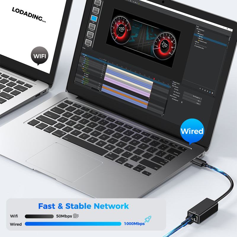 Load image into Gallery viewer, 4XEM USB-A 3.2 to 1 Gbps RJ-45 Ethernet Adapter – TAA
