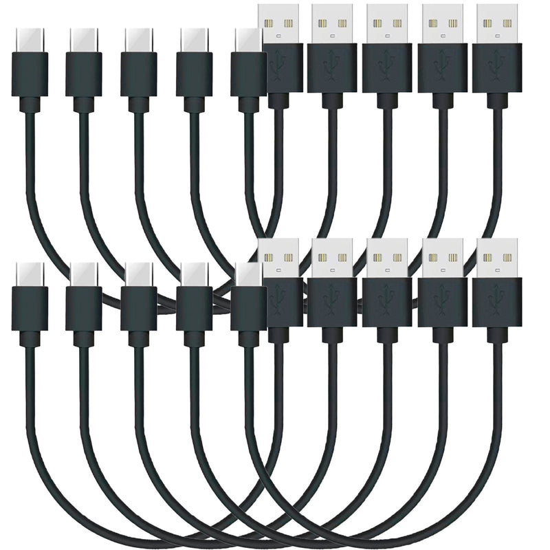 Load image into Gallery viewer, 4XEM 10 pack of 1FT USB-A to USB-C Power Delivery Cable – Black

