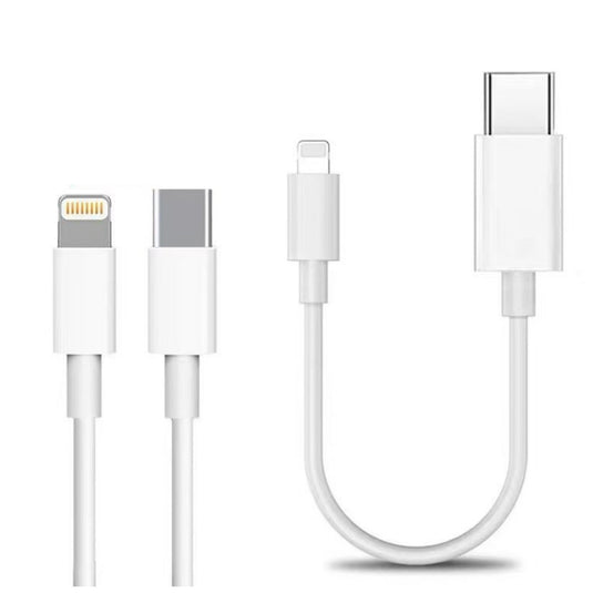 4XEM 10 Pack 1FT USB-C to Lightning Cable White – MFi Certified