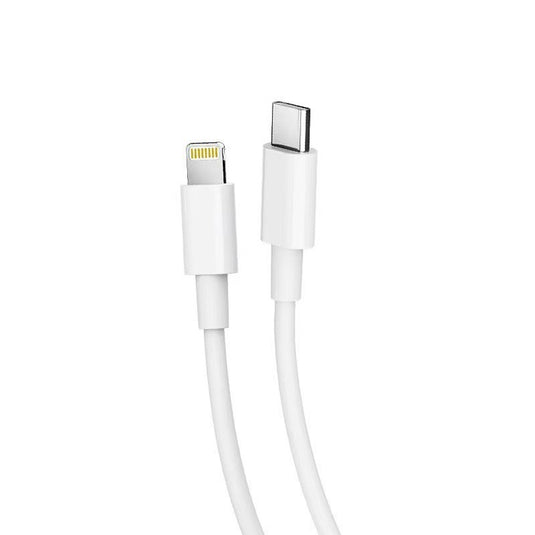4XEM 1FT USB-C to Lightning Cable White – MFi Certified