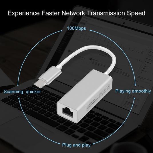 4XEM USB-C to Ethernet Adapter