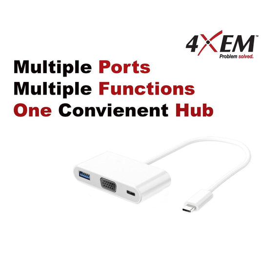 Image: The USB-C hub offers multiple ports, which give multiple functions all in one convienent hub