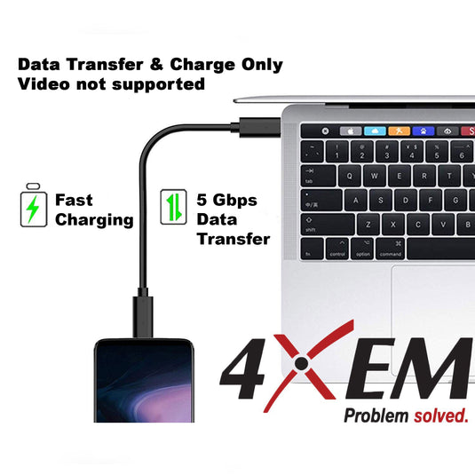 4XEM 6FT USB-C to USB Type C Data Transfer and Charge Cable