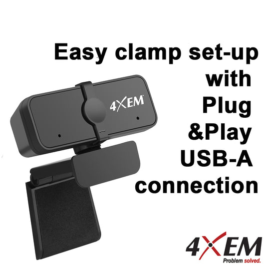 4XEM 4K 8MP Mega Pixel Webcam
