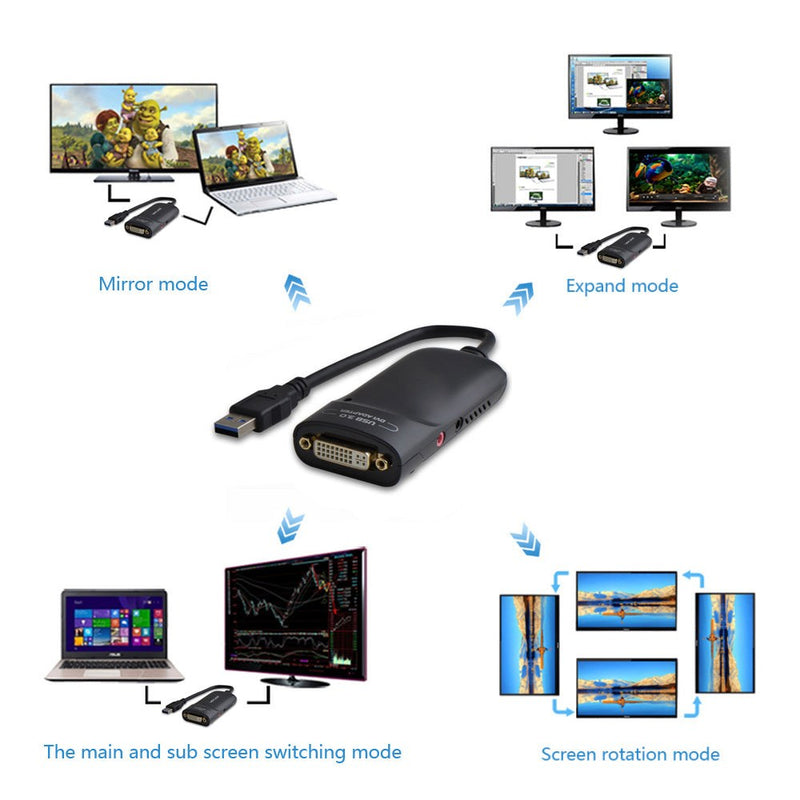 Load image into Gallery viewer, 4XEM USB 3.0 to DVI Display Adapter
