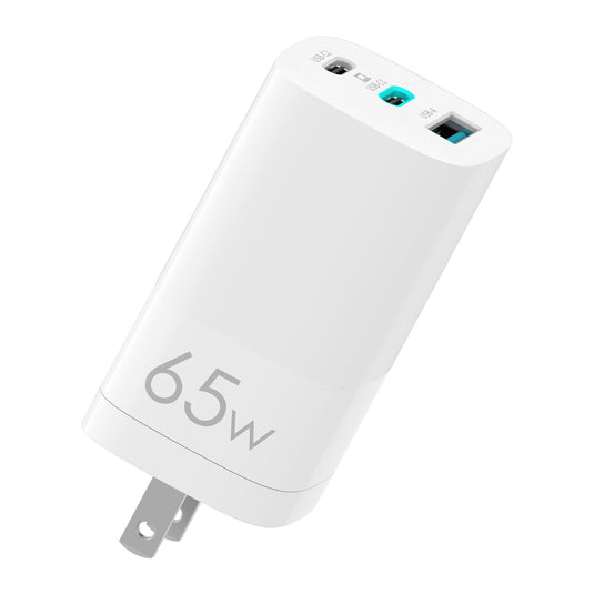 4XEM 65W Wall Charger Triple Output - White