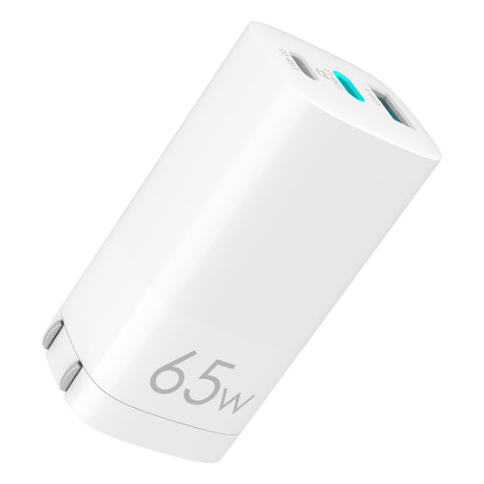 4XEM 65W Wall Charger Triple Output - White