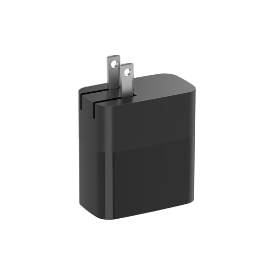 4XEM 30W Wall Charger Triple Output w/ display - Black