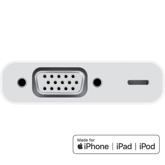 4XEM 8-Pin Lightning To VGA Adapter For iPhone/iPod/iPad - MFi Certified