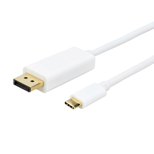 4XEM USB-C to DisplayPort Cable - 10FT - White