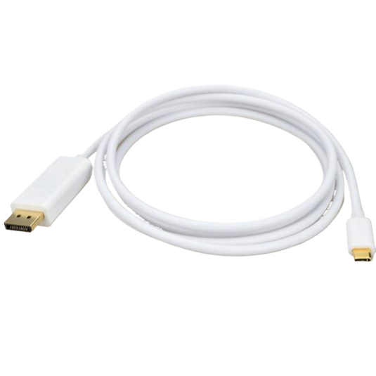 4XEM USB-C to DisplayPort Cable - 3FT - White