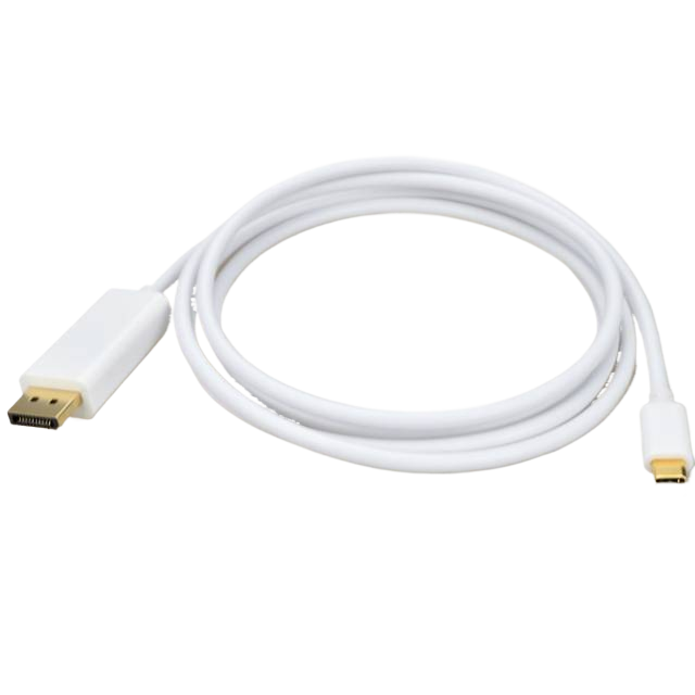 Load image into Gallery viewer, 4XEM USB-C to DisplayPort Cable - 6FT - White
