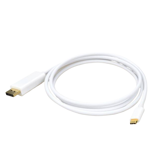 4XEM USB-C to DisplayPort Cable - 3FT - White