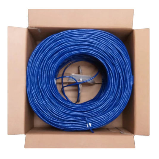 4XEM Cat 5E 1000ft 305 m Bulk cable Blue