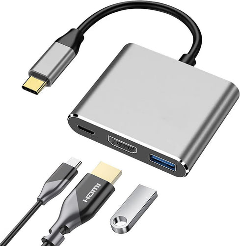 4XEM 3-in-1 USB-C Hub with 4K HDMI and USB 3.0