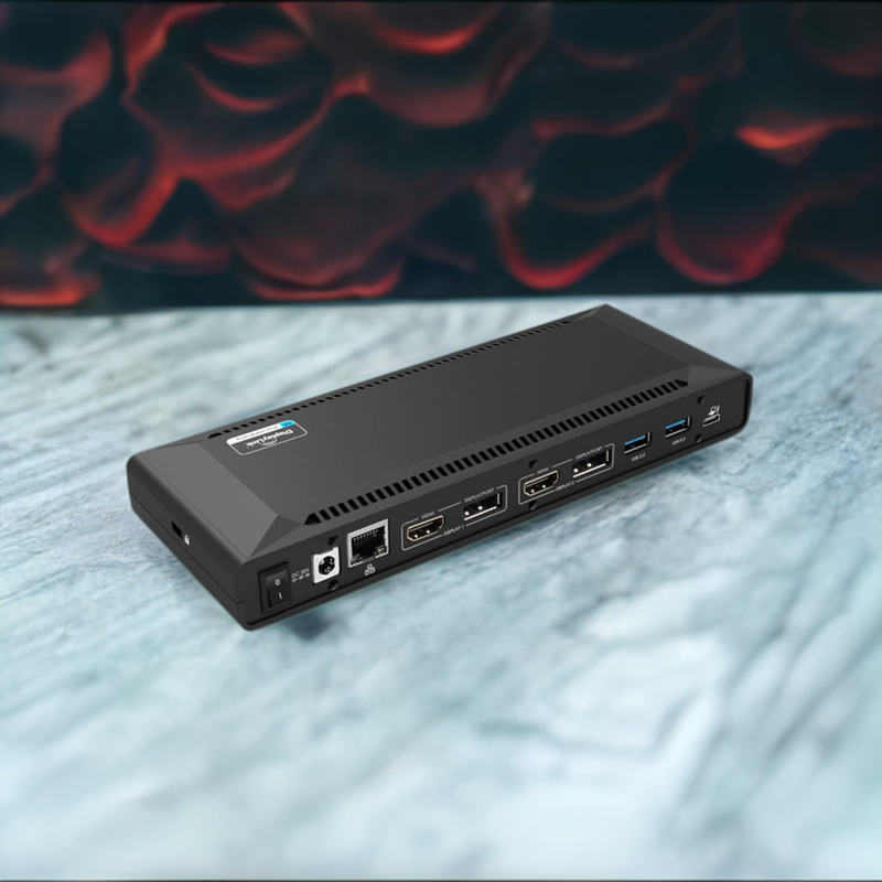 Load image into Gallery viewer, 4XEM Slim USB-C Dual 4K with Power Delivery Universal Docking Station
