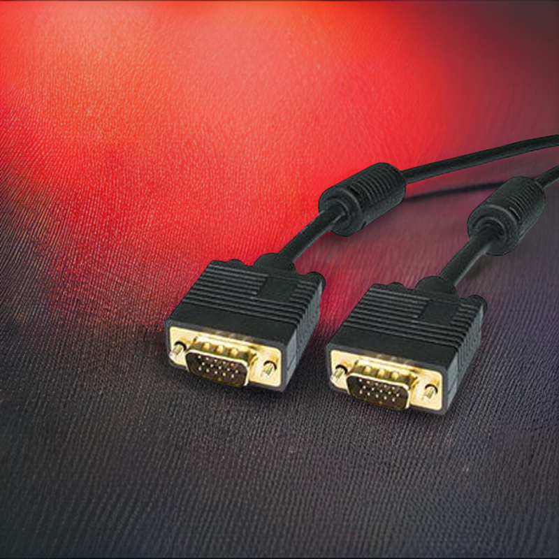 Load image into Gallery viewer, 4XEM 100FT High Quality Dual Ferrite M/M VGA Cable
