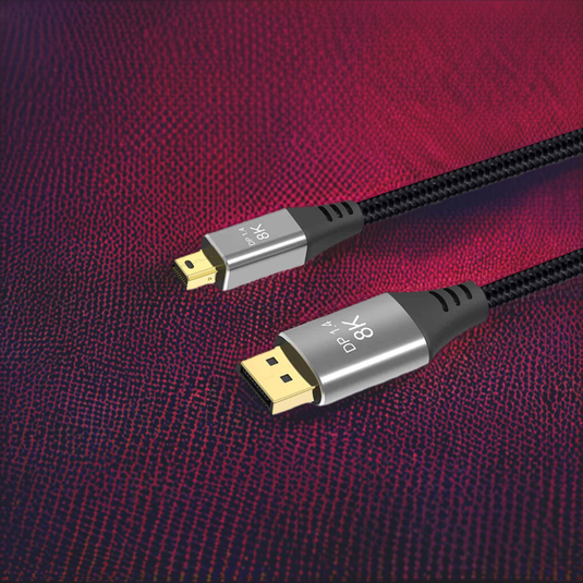 4XEM 1M 8K and 4K Mini DisplayPort to DisplayPort Cable
