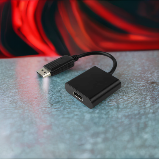4XEM 8 Inch DisplayPort Male To HDMI Female Adapter